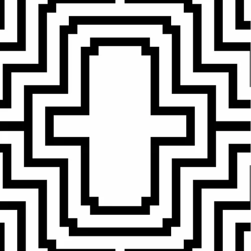 Black and white line pattern