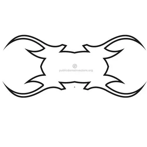 Tattoo shape vector