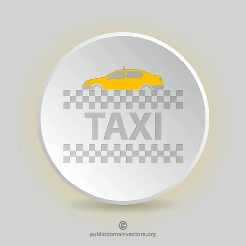 Taxi sign round shape