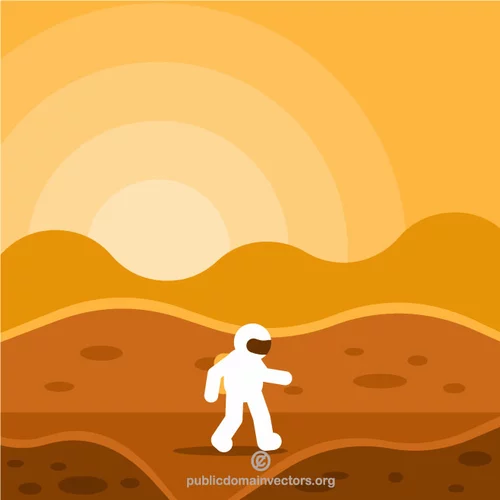 Man on the Mars