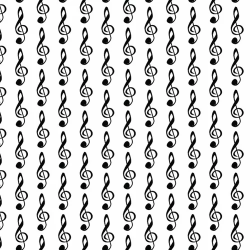 Treble clef pattern