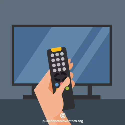 TV set remote control