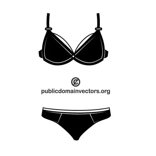 Female underwear clip art