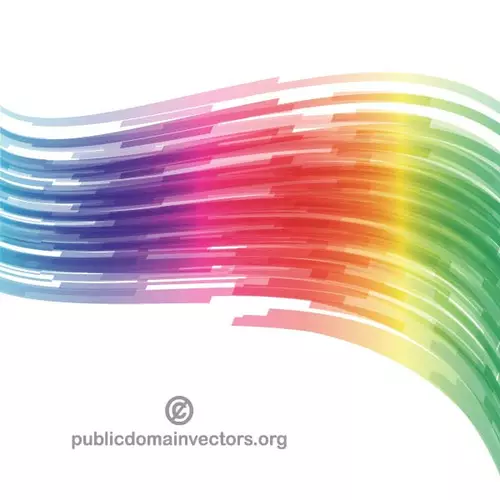 Rainbow colors vector