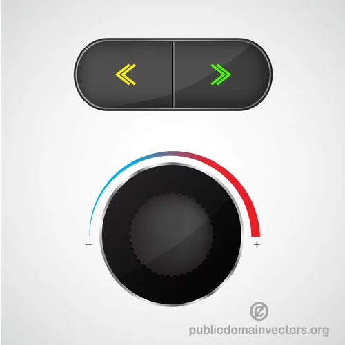 Audio volume button