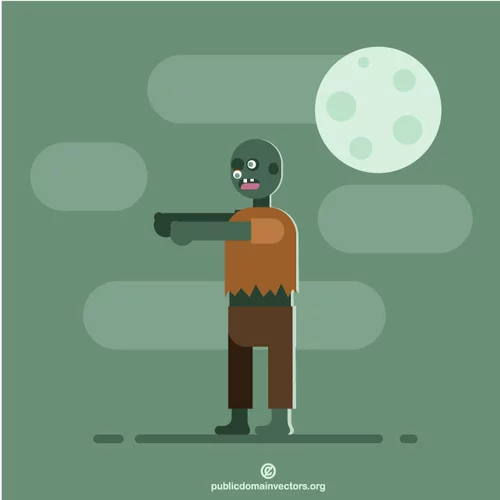 Zombie walking