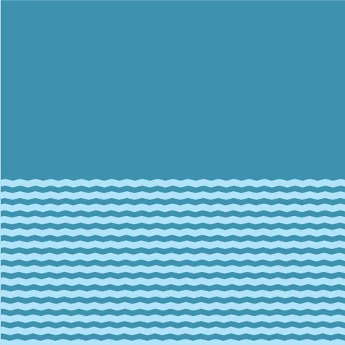 Light blue wavy stripes