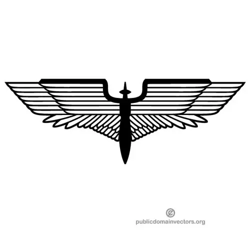 Wings symbol clip art