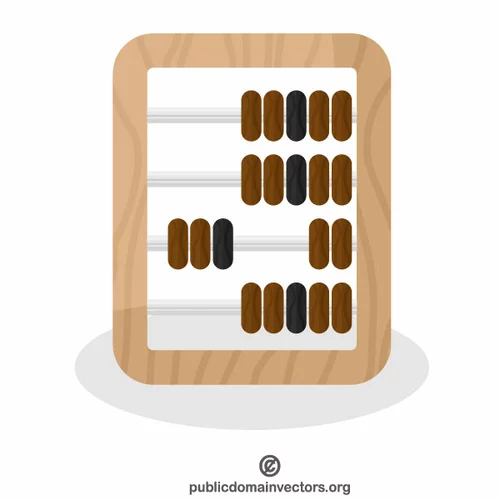 Wooden abacus