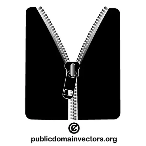 Zipper vector graphics