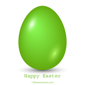 Green Easter Egg