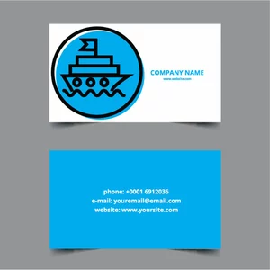 Travel agency business cards