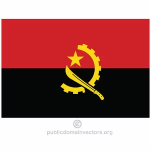 Flag of Angola vector
