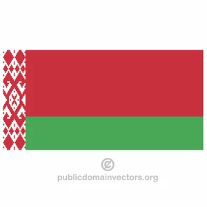 Vector flag of Belarus