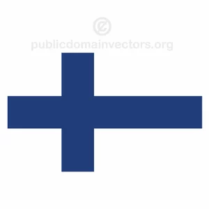 Finland vector flag