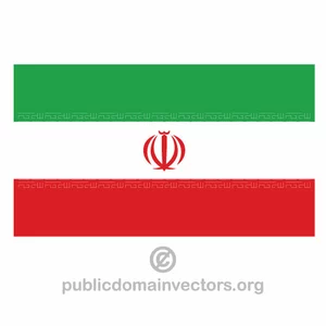 Iranian vector flag