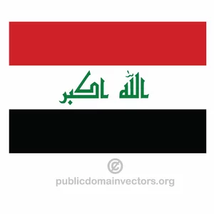 Iraqi vector flag