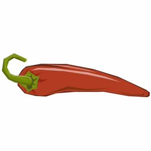Red pepper vector clip art