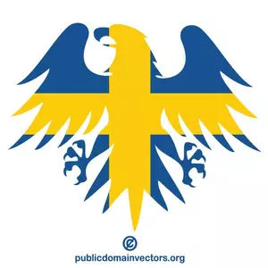 Swedish flag symbol vector