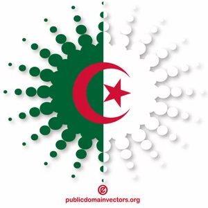 Algerian flag symbol