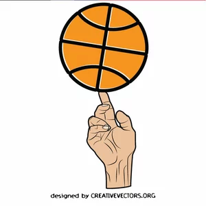 Basketball finger spinning