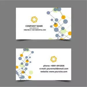 Business cards template vector