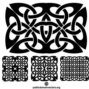 Vector pack of Celtic knots