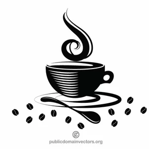 Coffee drink vector image