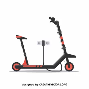 Electric scooter charging