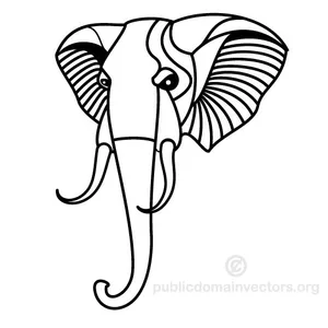 Elephant vector clip art