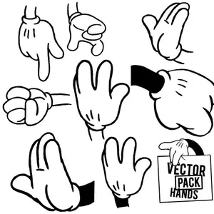 Hands vector pack