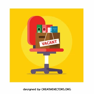 Vacant position office chair