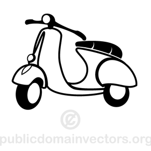 Small city motorcycle vector image