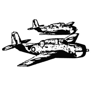 Military Airplanes Vector Clip Art