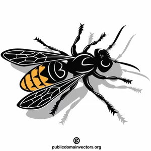 Wasp insect clip art